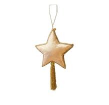 BLACK COLOUR JULEPYNT, XL TASSEL STAR