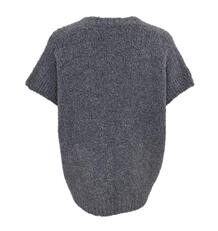 BLACK COLOUR VEST, BESSY GRÅ