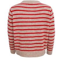 BLACK COLOUR CARDIGAN, DELL RØD