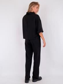 NEO NOIR BUKSEDRAGT, ARLO CREPE BLACK