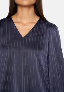 SISTERS POINT BLUSE, VENTIA NAVI PINSTRIPE NAVY