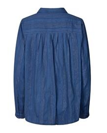LOLLYS LAUNDRY SKJORTE, LARI DUSTY BLUE
