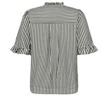 GOSSIA BLUSE, BENEDICTE BLACK STRIPED