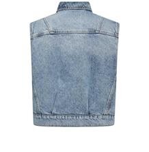 CO´ COUTURE VEST, BOWIE DENIM  FADE DENIM