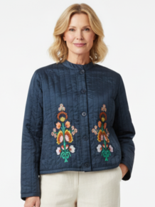 LOLLYS LAUNDRY JAKKE, EMILIA DARK BLUE