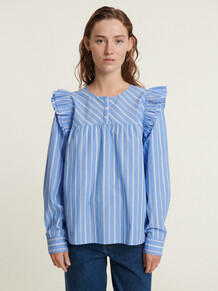 BASIC APPAREL BLUSE, CANDY QUIET HARBOR
