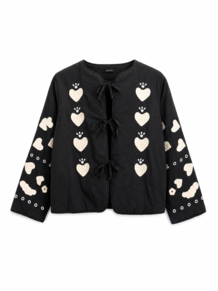 QNUZ JAKKE, BOHEME COTTON BLACK