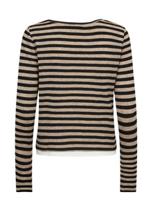 GOSSIA BLUSE, ELMA SAND/BLACK