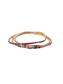 BLACK COLOUR ARMBÅND, SÆT MED 3 SHAY