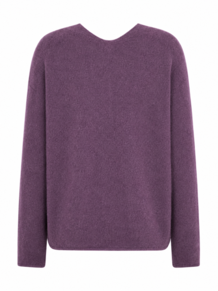 MOS MOSH STRIK, THORA V-NECK SWEET GRAPE