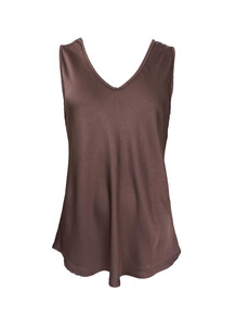BLACK COLOUR TOP, MABEL DOUBLE V COFFEE