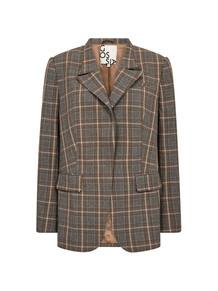 GOSSIA BLAZER, ELLI BROWN CHECKS