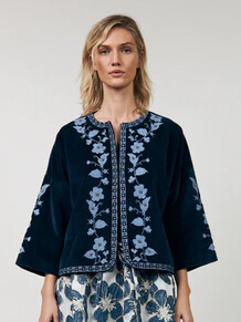 LOLLYS LAUNDRY JAKKE, AMBY BLUE