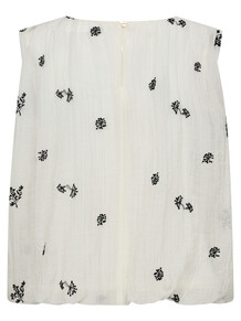 CO´ COUTURE BALLOON TOP, COLLEEN OFF WHITE