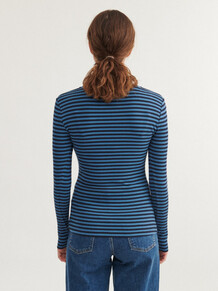 BASIC APPAREL TEE, LUDMILLA 795 COPEN BLUE/SKY