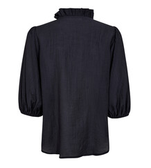 CO ´ COUTURE BLUSE, ANIKA FRILL NAVY