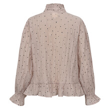 GOSSIA BLUSE, NAZLI LULLO ROSE BLACK DOTS