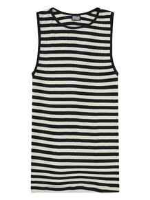 NØRGAARD PÅ STRØGET TANK TOP, BLACK/ECRU