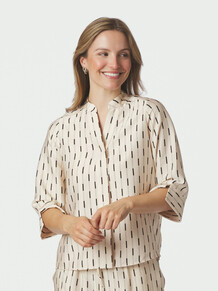NEO NOIR BLUSE, CAMILE CREME