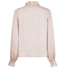NEO NOIR BLUSE, BRIELLE SATIN CHAMPANGE