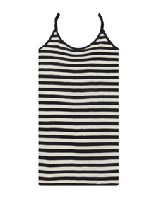 NØRGAARD PÅ STRØGET TOP, BLACK/ECRU