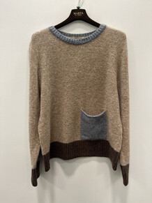 MARTA STRIK, KN8031 CAMEL DENIM