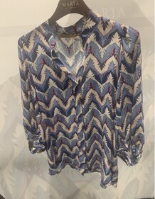 MARTA SKJORTE, 2648B BLUE SCURO