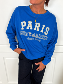 MARTA SWEATSHIRT, 261838 ROYAL