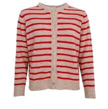 BLACK COLOUR CARDIGAN, DELL RØD