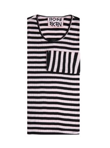 NØRGAARD PAA STRØGET T-SHIRT, 101 BLACK/ROSA EKEN