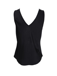 BLACK COLOUR TOP, MABEL DOUBLE V BLACK