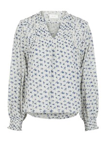 NEO NOIR BLUSE, NIPOA DOT FLOWER