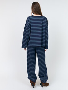 LOLLYS LAUNDRY SWEATSHIRT, DEMI DARK BLUE
