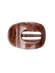 BLACK COLOUR HÅRKLEMME, MILLA BROWN MARBLE