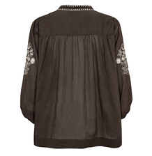 GOSSIA BLUSE, NOURA BROWN-CREME