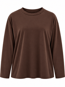 AMAZE CPH BLUSE, ELLY CHOKOLATE
