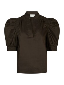 NEO NOIR BLUSE, ROELLA DARK BROWN