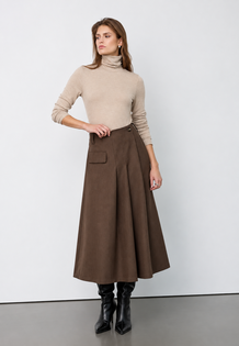 CO' COUTURE NEDERDEL, LUNA LONG DUSTY ARMY