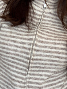 MARTA STRIK CARDIGAN, 9586 BEIGE