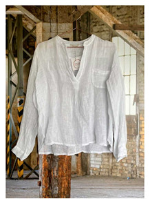 CABABA LIVING SKJORTE, 2329 WHITE