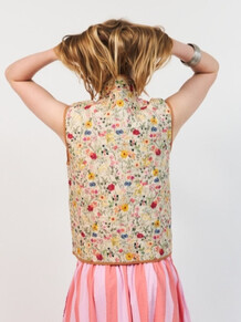 LOLLYS LAUNDRY VEST, CAIRO FLOWER PRINT