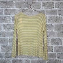 CABANA LIVING T-SHIRT, STRIPE YELLOW