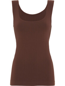 TIM & SIMONSEN TOP, 203 ELLEN TANK CIOCCOLATO