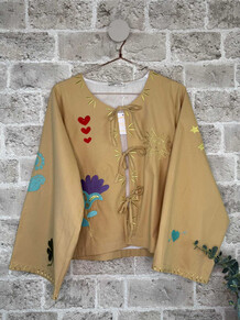 CABANA LIVING SKJORTE, NARAH CAMEL