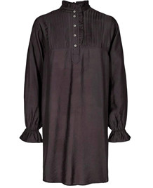 CO' COUTURE KJOLE, CALLUM PINTUCK FRILL MOCCA