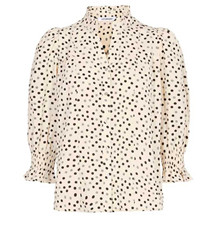 CO' COUTURE SKJORTE, DOT S/S BONE