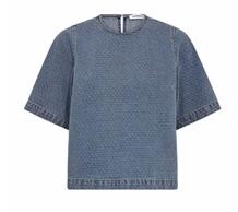CO' COUTURE BLUSE, LOVA DENIM BLUE