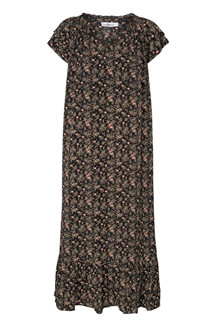 CO' COUTURE KJOLE, SUNRISE MING FLOWER BLACK
