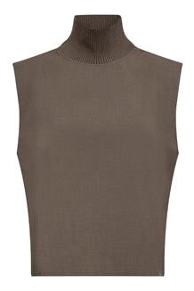 CO' COUTURE VEST, VIDA WALNUT
