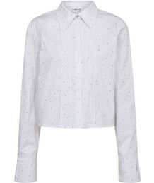 HAUTE L'AMITIÉ SKJORTE, CROP SKJORTE WHITE